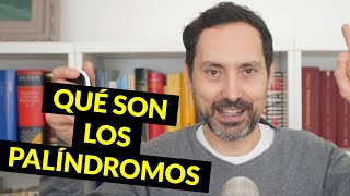 Qué son los palíndromos con algunos ejemplos de palíndromos de los buenos [upl. by Lallage]