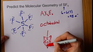 Molecular Geometry of SF6 sulfur hexafluoride [upl. by Alim26]