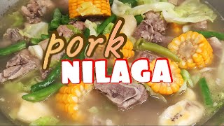 Nilagang BaboyPork NilagaNilagang ButoButoPork StewPanlasang PinoyLutong Pinoy 2019 [upl. by Airamat]