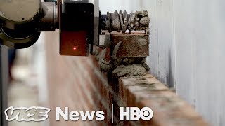 This Bricklaying Robot Can Build Walls Faster Than Humans HBO [upl. by Petronella]