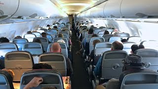 American Airlines Airbus A319 Charlotte to Tampa Bay  Main Cabin Extra [upl. by Randy797]