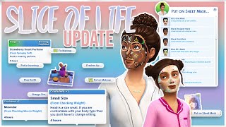 NEW SKINCARE SYSTEM MASKS MAKEUP amp MORE  The Sims 4 Slice of Life Update [upl. by Ennej]