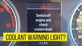 Audi Coolant Warning Illuminated  Easy Fix [upl. by Ahsiekan808]