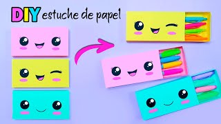 Manualidades con Papel  Cajitas de Papel DIY Estuche Lapicera  Tutorial Origami [upl. by Gala]