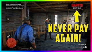 How To NEVER Pay For A Bounty Ever Again In Red Dead Redemption 2 [upl. by Atisusej]