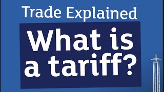 What is a tariff [upl. by Ecurb]