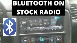 C5 Corvette Bluetooth on Stock Radio [upl. by Birgit]