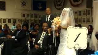 Giving Myself Over Bride Sings to Groom [upl. by Ynafit]