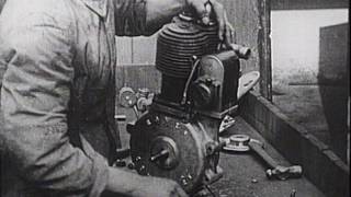 Early Motorcycle Manufacture  The Rover Imperial silent movie [upl. by Gehlbach]