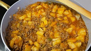 How To Make PICADILLO  Ground Beef With Potatoes In Sauce [upl. by Sabine]