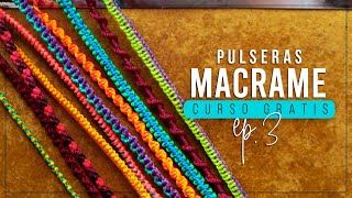 10 PULSERAS FÁCILES Y RÁPIDAS 💥» Ep 31  pulseras de hilo  friendship bracelets ● Curso de Macrame [upl. by Monahon]