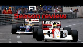 Formula 1 Season Review 1992 HD [upl. by Boles]