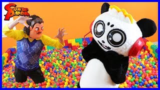 HELLO NEIGHBOR IRL TRAPPED ME IN GIANT BALL PIT FOR 24 HOURS [upl. by Mellisa]