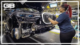 BMW X7 Production 🇺🇸 USA Car Factory Manufacturing Process [upl. by Wende678]