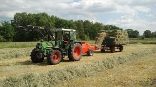 Fendt 309 LSA und Welger AP 52 inkl Schwaden HD [upl. by Iarahs620]