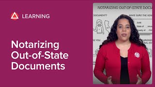 How to Notarize Out of State Documents [upl. by Sandye]