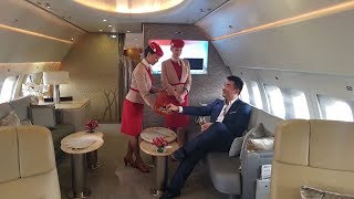 Inside the Emirates Private Executive Jet A319ACJ [upl. by Pillow249]