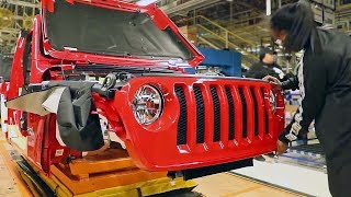 Jeep Wrangler JL 20192021 Production Line – American Car Factory [upl. by Arenat]