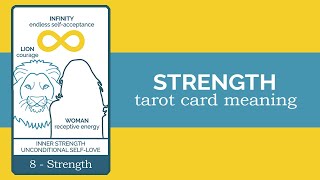 Strength Tarot Card Reading and Meaning [upl. by Radborne874]