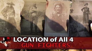 All Gun Fighters Locations  Red Dead Redemption 2  Guide [upl. by Suivatra]