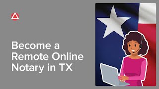 How to Become a Remote Online Notary in Texas  NNA [upl. by Rozalin846]