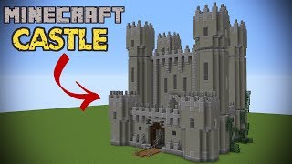 How To Make a Minecraft Castle Minecraft Tutorial [upl. by Aisemaj]