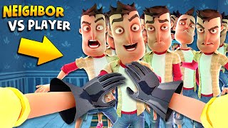 1000 Players VS One Neighbor  Hello Neighbor Gameplay Mods [upl. by Barstow382]