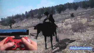 Red Dead Redemption You Got the Touch How to Lasso a Horse Tutorial [upl. by Oicul]