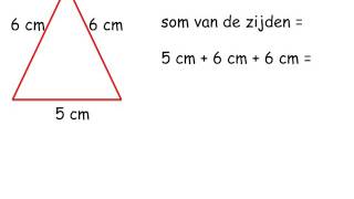 omtrek driehoek [upl. by Notsae]