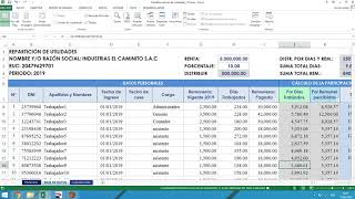 CALCULO DE UTILIDADES [upl. by Ardelis]