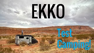 Test Camping in the Winnebago EKKO [upl. by Gipps]