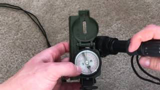 How to use the bezel ring on your compass center hold method [upl. by Notnerb]