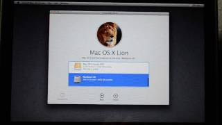 How to mount OS X Lion to a flash drivehard drive and Clean Install Mac OS X Lion [upl. by Marty]