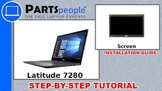 Dell Latitude 7280 P28S001 Screen HowTo Video Tutorial [upl. by Marybeth]