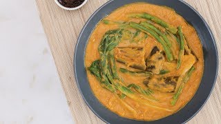 Vegetable Kare Kare Recipe  Yummy PH [upl. by Nod]