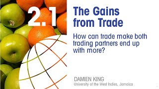 Economics 21 The Gains from Trade [upl. by Nahtnamas167]