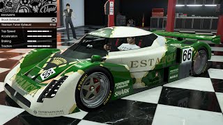 GTA 5  Past DLC Vehicle Customization  Annis RE7B Mazda 787B [upl. by Annawoj]