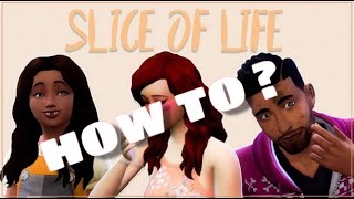 HOW TO Sims 4  Slice Of Life Mod  How To Download For WindowsOLDDoesnt Work [upl. by Issak275]