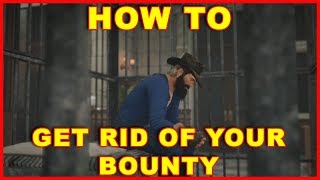 Red Dead Redemption 2 How to Get Rid of Bounty [upl. by Alludba]