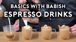 Espresso Drinks  Basics with Babish [upl. by Vokay746]