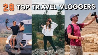 28 TOP TRAVEL VLOGGER channels to follow [upl. by Leirud]