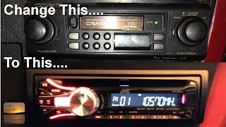 HowTo Install a Stereo in a 19731987 Chevy Truck Crew Cab Blazer or Suburban [upl. by Airtened]