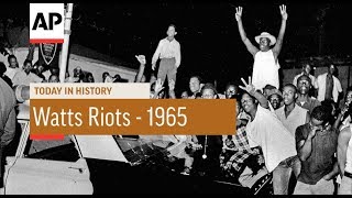 Watts Riots  1965  Today In History  11 Aug 18 [upl. by Landri463]