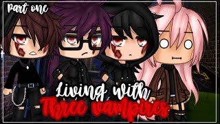 ✨•Living with 3 vampires•✨ Original  Gacha life mini movie  Glmm 12 [upl. by Chickie]