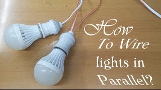 How To Wire lights in Parallel [upl. by Hermie]