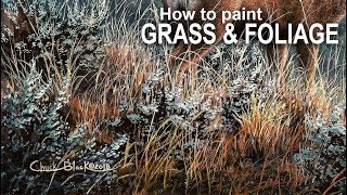 My Favorite Way to Paint GRASS amp FOLIAGE [upl. by Humphrey300]