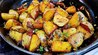 So Good Pan Fried Potatoes Recipe [upl. by Rodman673]