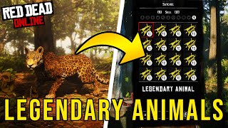 How To Find Legendary Animals Red Dead Online RDR2 Online [upl. by Adniram]