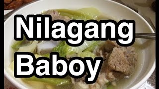 Paano magluto Nilagang Baboy Recipe  Pinoy Filipino Pork Stew [upl. by Noemad578]