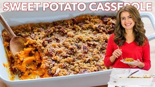 Sweet Potato Casserole with Pecan Topping [upl. by Arrik]